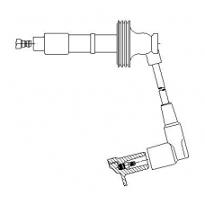 6A77/35 BREMI Провод зажигания