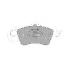 025 218 8319 MEYLE Комплект тормозных колодок, дисковый тормоз