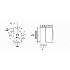 943356605010 MAGNETI MARELLI Генератор