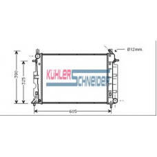 2001901 KUHLER SCHNEIDER Радиатор, охлаждение двигател