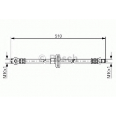 1 987 476 056 BOSCH Тормозной шланг