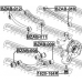 BZAB-012 FEBEST Подвеска, рычаг независимой подвески колеса