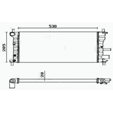 RM0498 EQUAL QUALITY Радиатор, охлаждение двигателя