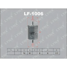 LF-1006 LYNX Фильтр топливный