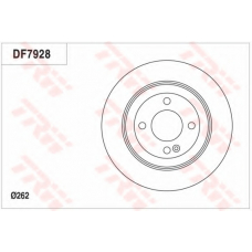 DF7928 TRW Тормозной диск