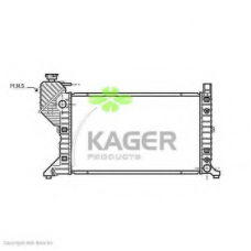 31-0616 KAGER Радиатор, охлаждение двигателя