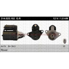 22-314-025-102 TRISCAN Стартер