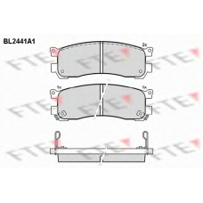 BL2441A1 FTE Комплект тормозных колодок, дисковый тормоз