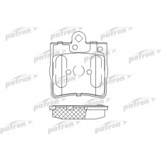 PBP1311 PATRON Комплект тормозных колодок, дисковый тормоз