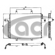 300452 ACR Конденсатор, кондиционер