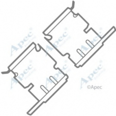 KIT1008 APEC Комплектующие, тормозные колодки