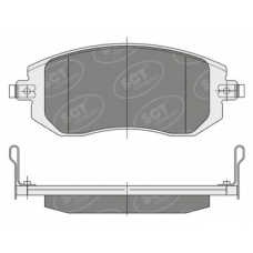 SP 340 PR SCT Комплект тормозных колодок, дисковый тормоз