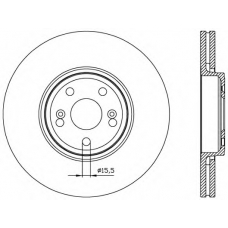 BDA2452.20 OPEN PARTS Тормозной диск