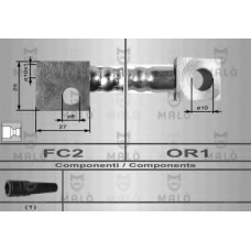 8549 Malo Тормозной шланг