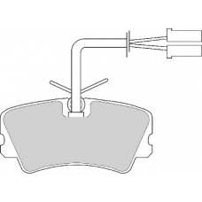 FD461A NECTO Комплект тормозных колодок, дисковый тормоз