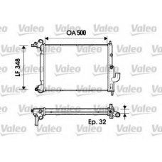 731846 VALEO Радиатор, охлаждение двигателя