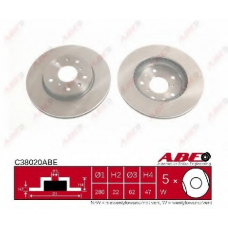 C38020ABE ABE Тормозной диск