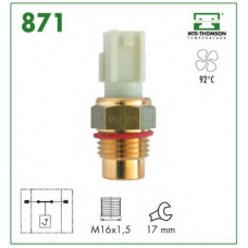 871 MTE-THOMSON Термовыключатель, вентилятор радиатора