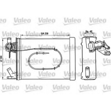 812023 VALEO Теплообменник, отопление салона