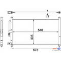 8FC 351 304-091 HELLA Конденсатор, кондиционер