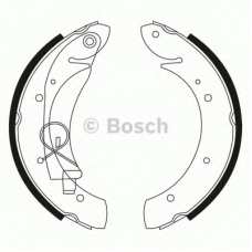 0 986 BB3 534 BOSCH Комплект тормозных колодок