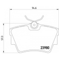 MDB2258 DON Комплект тормозных колодок, дисковый тормоз