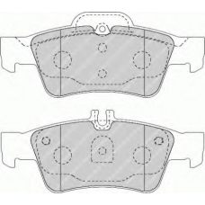 T0610232 RAMEDER Комплект тормозных колодок, дисковый тормоз