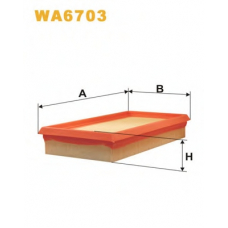 WA6703 WIX Воздушный фильтр