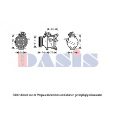 851095N AKS DASIS Компрессор, кондиционер