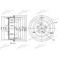 PDR1003 PATRON Тормозной барабан