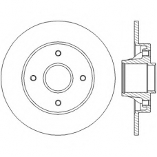 562450BC BENDIX Тормозной диск