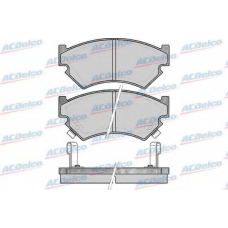 AC058521D AC Delco Комплект тормозных колодок, дисковый тормоз