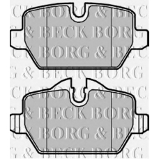 BBP1960 BORG & BECK Комплект тормозных колодок, дисковый тормоз