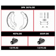 SPK 3076.00 ROADHOUSE Комплект тормозов, барабанный тормозной механизм