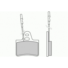 12-0214 E.T.F. Комплект тормозных колодок, дисковый тормоз