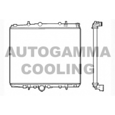 103223 AUTOGAMMA Радиатор, охлаждение двигателя