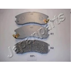 PA-331AF JAPANPARTS Комплект тормозных колодок, дисковый тормоз