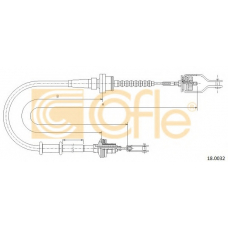18.0032 COFLE Трос, управление сцеплением