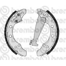 S 85 508 BREMBO Комплект тормозных колодок