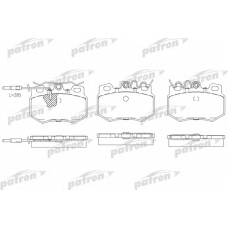 PBP455 PATRON Комплект тормозных колодок, дисковый тормоз