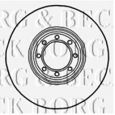 BBD5902S BORG & BECK Тормозной диск