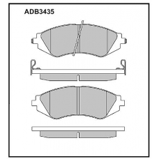 ADB3435 Allied Nippon Тормозные колодки