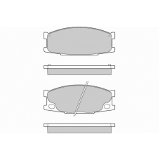 12-1066 E.T.F. Комплект тормозных колодок, дисковый тормоз