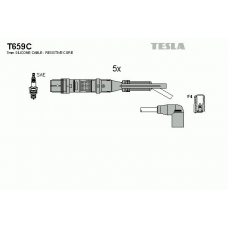 T659C TESLA Комплект проводов зажигания