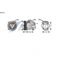 MZK198 AVA Компрессор, кондиционер