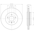 8DD 355 107-681 HELLA PAGID Тормозной диск