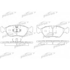 PBP256 PATRON Комплект тормозных колодок, дисковый тормоз