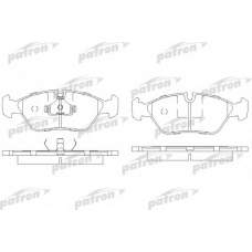 PBP256 PATRON Комплект тормозных колодок, дисковый тормоз