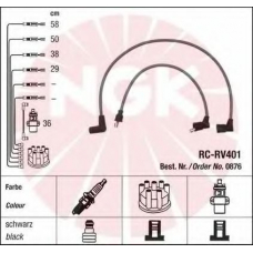 0876 NGK Комплект проводов зажигания