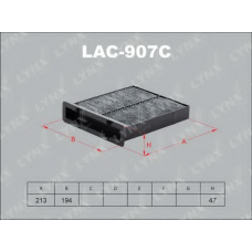 LAC907C LYNX Фильтр салона